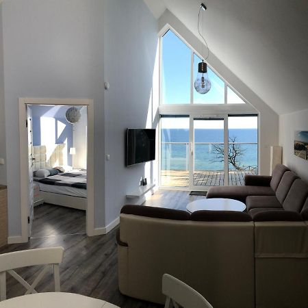 Ferienwohnung Amber Cliff Mechelinki Exterior foto