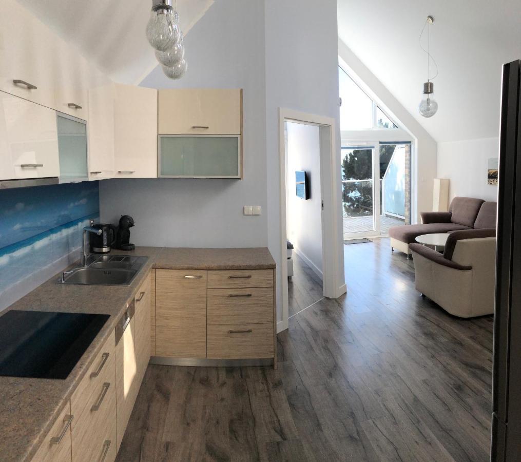 Ferienwohnung Amber Cliff Mechelinki Exterior foto