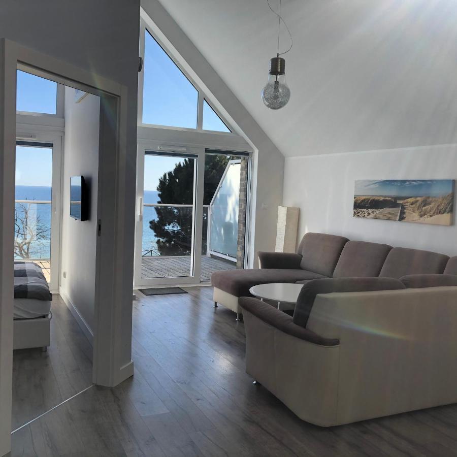 Ferienwohnung Amber Cliff Mechelinki Exterior foto